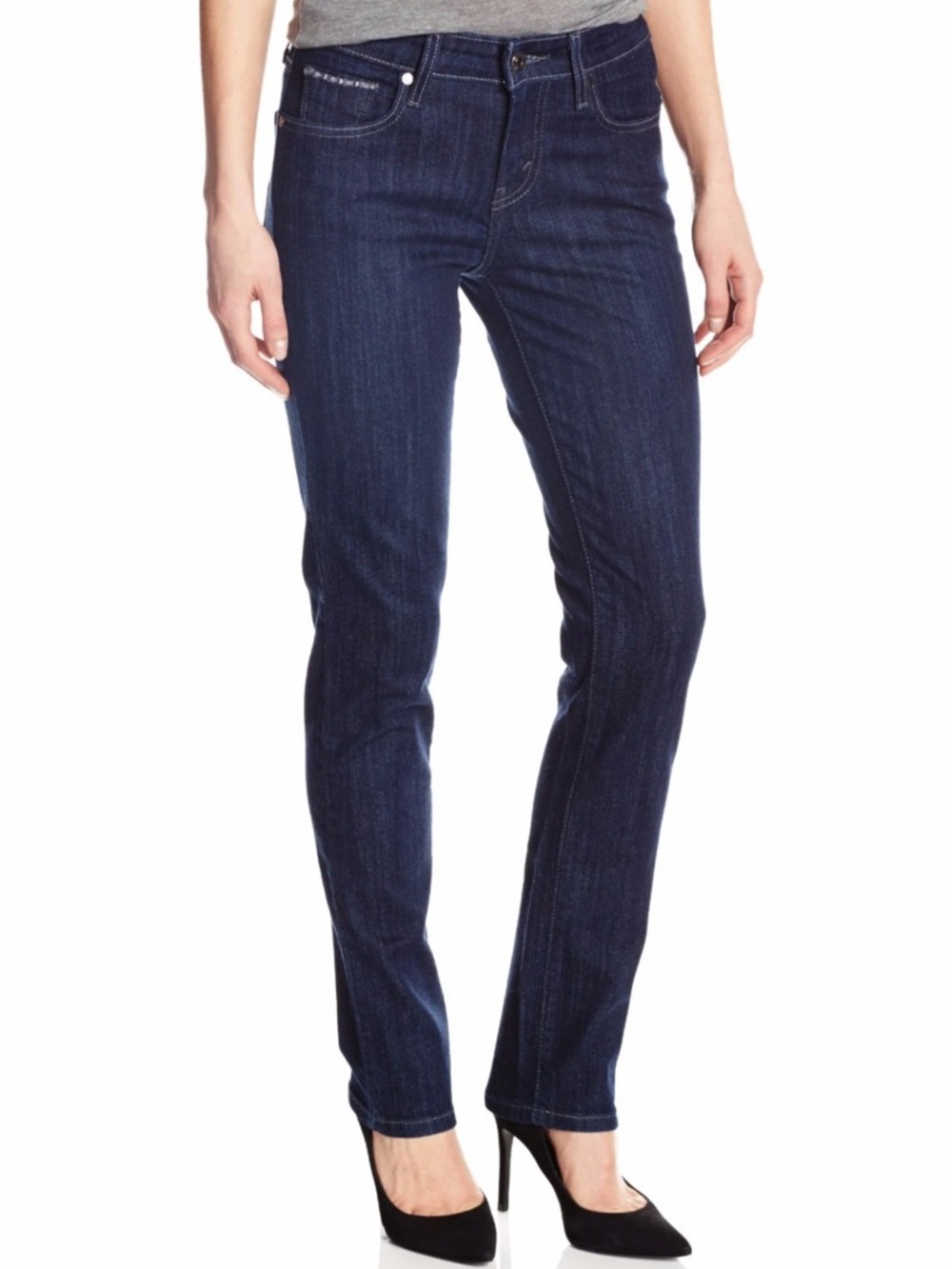 LEVI'S Silver Label Mid Rise Skinny Dark Wash Blue Jeans--NWT--6/28
